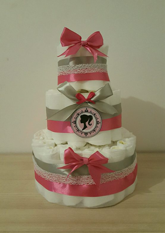 Gâteau de Couche « Princesse rose »