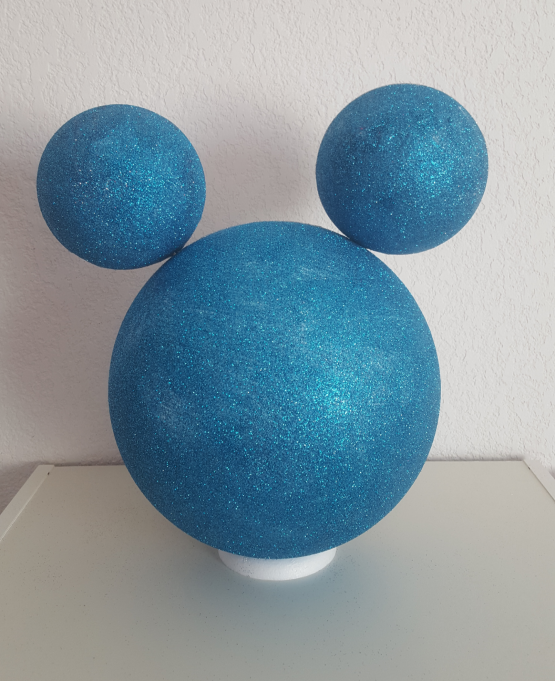 Décoration « Minnie et mickey » bleu